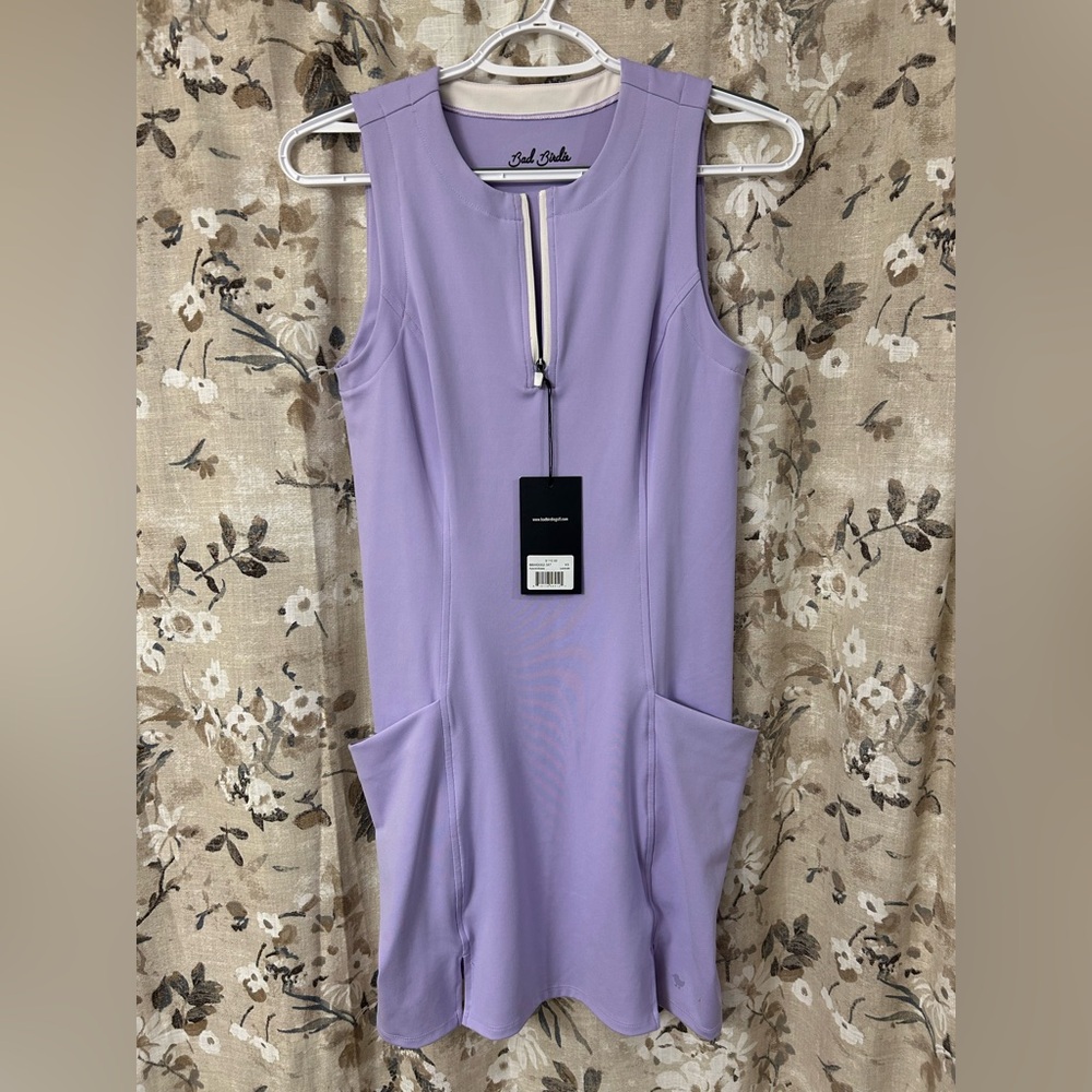 NWT Bad Birdie Lilac Sleeveless Mini Dress
